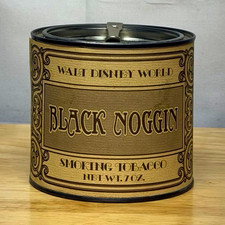 Vintage Walt Disney World Black Noggin Tobacco Tin 7 oz Empty Collectible picture