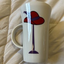Darice Red Hat Society 6” 16 ounce Ceramic Mug Cup Tall Latte Coffee NEW picture