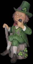 Jim Shore Leprechaun Heartwood Creek 