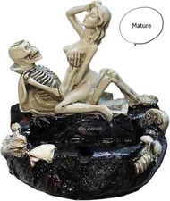 Cigar Ashtray Halloween Skull Sexy Man Ashtray Large Cigarette / Ash Tray /Smoke picture