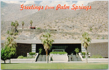 Greetings From Palm Springs CA Mountains Vintage Postcard P-262 picture