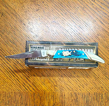 Bulldog Brand BDG-109DBJB Manual Slipjoint Clip Point 440 SS Blue Bone picture