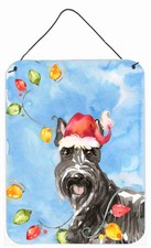 Caroline's Treasures CK2491DS1216 Christmas Lights Scottish Terrier Wall Plaque picture