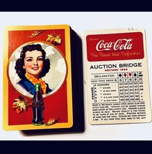 Coca Cola Deck Of Cards—1943. “Autumn Girl”-WW2 Era-Please Read The Description picture