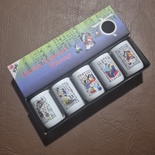 Vintage (1999) Korean Folkcraft Winecup FONS Soju Cup Set (5) picture