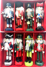 VTG LOT 8 Christmas Ornaments Nutcrackers 5