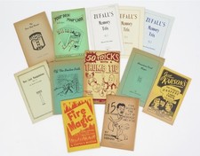 Magic Booklets circa 1940's Pamphlets of Magic Tricks, Cards & More Lot of 20  picture