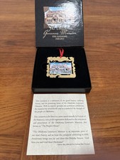 2013 Oklahoma Governor's Mansion 85th Anniversary Christmas Ornament - Box & COA picture