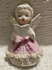 Fine A Quality Vintage Days of the Week Sunday Angel Prayer Book Girl Figurine picture