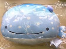 San-X Jinbesan (Whale Shark) Super Mochi Mochi Cushion 01201 Plush Doll New picture