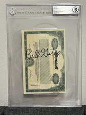 Bill Gates Microsoft Stock Certificate Print Autograph - Beckett Certified COA picture