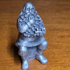 Hudson pewter santa # 2184 figure picture