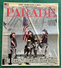 Parade Magazine December 30 2001: Best & Worst, 9/11 Cover, Gene Hackman picture