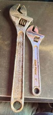 Vintage J.H. Williams & Co 10” & 8-inch adjustable Adjustable Wrench (Lot of 2) picture