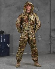 Rain suit waterproof camouflage multicam maskkhalat Multicam autumn🇺🇦💛 picture