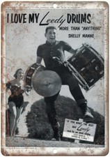 Leedy Drums Shelly Manne Vintage Ad 12