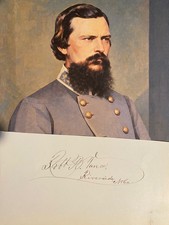 Confederate General Robert B. Vance Signature/PSA/ Civil War picture