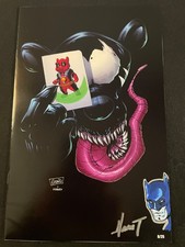 TIGGOMVERSE Venom Virgin Variant, Signed & Sketched by Marat Mychaels picture