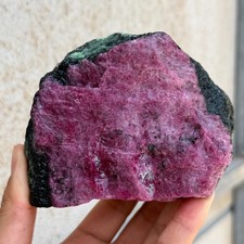 852g Natural Raw Ruby Zoisite Rough Quartz Crystal Gemstone Mineral Specimen picture
