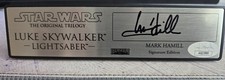 Master Replicas Luke Skywalker Signature Edition Signed By Mark Hamill  picture
