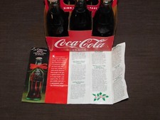 VINTAGE 1988 COCA COLA CLASSIC COKE 6 PAK HOLIDAY 6 OZ BOTTLES UNOPENED NEW picture