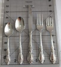 Oneida Louisiana Stainless Flatware 19 Pc Service sans 1 Knife Glossy Floral picture
