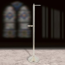 Orthodox Ornate Stainless Steel Censer Stand For Church or Sanctuary 50 In picture