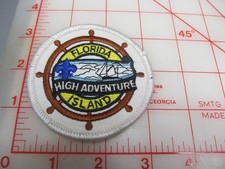 Sea Base collectible Island vintage blue FDL white sails early patch (y16) picture
