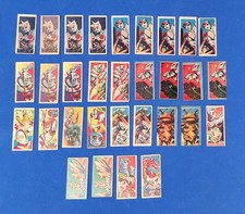 VINTAGE ULTRAMAN & KAMEN RIDER JAPANESE JAPAN MENKO CARD LOT A*DIFFERENT BACKS* picture