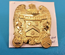 Rare Vintage HOWE Military School Badge Hat Pin Insignia Medal picture