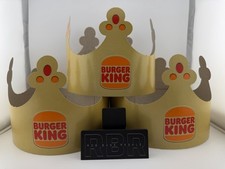 Burger King Crowns (Set of 3) - Perfect for Birthday Parties, Props, & Costumes picture