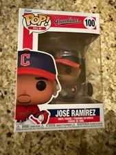 Funko Pop 100 MLB Jose Ramirez Cleveland Guardians Vinyl Figure - Case Fresh picture