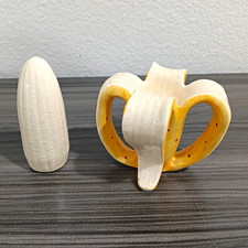 Vintage 1989 Vandor Pelzman Design Salt and Pepper Shakers(a small chip) picture