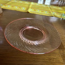 Imperial Pink Depression Glass (2) 8