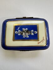 Early 1900s Ferdinand Bing & Co. Hand Painted Trinket Box. Signed Brummel picture