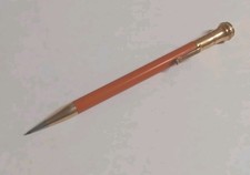 Vintage WAHL-EVERSHARP GOLD FILLED Mechanical Pencil Burnt Orange/orange  picture