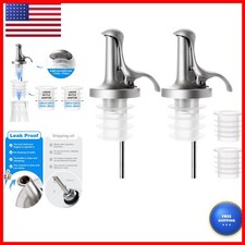 Lu-lupour P3801 3-in-1 Liquor Pour Spout with Speed Spouts Olive Oil Spout Caps picture