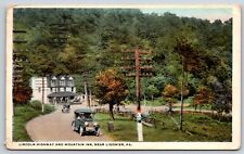 Postcard Lincoln Highway & Mountain Inn Near Ligonier Pennsylvania Posted 1956 picture