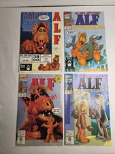 NM-Vintage ALF Marvel Comics Lot: Issues #39, #48, #49, #50. Rare final issues picture