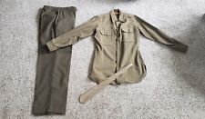 Vintage Genuine WWII US Army Wool Shirt, Pants, and Tie picture