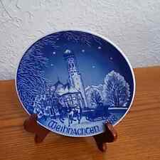 Bareuther Weihnachten 1988 Collector's Porcelain Plate Bavaria Germany COOL picture