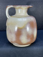 Vtg Frankoma Pottery #830 Brown Pitcher Jug 5..75inTall picture