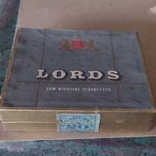 Lords Vintage Low Nicotine Cigarettes Vintage Box with Tax Stamp picture