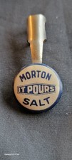 Vintage 1950’s Salt Pencil Pen Clip Topper  It Pours advertising  picture