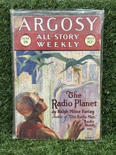 Argosy All-Story Weekly The Radio Planet Pulp Magazine June 26 1926 picture