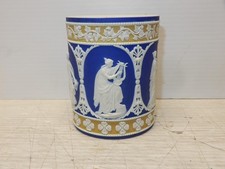 ANTIQUE WEDGWOOD TRI COLOR PEDESTAL CA. 1830 picture