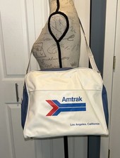Vintage Amtrak Railroad Travel Collectible Shoulder Bag picture