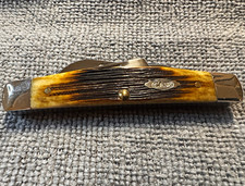 2006 Case XX 64052 SS Medium Congress Jigged Bone 4 Blade Pocket Knife USA picture