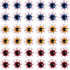39Pcs Halloween Fake Eyeballs - 1 Inch Plastic Scary Eyes for Party Decorations picture