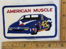 Vintage American Muscle #43 Race Car Iron On Patch Stock Car Auto Racing picture